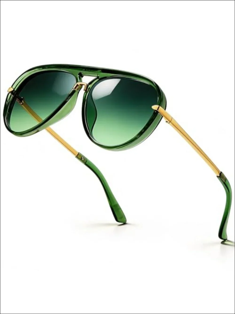 Oversized Retro Aviator Sunglasses Women UV Protection TAC Lens